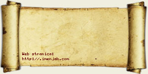 Andjelina Kojić vizit kartica